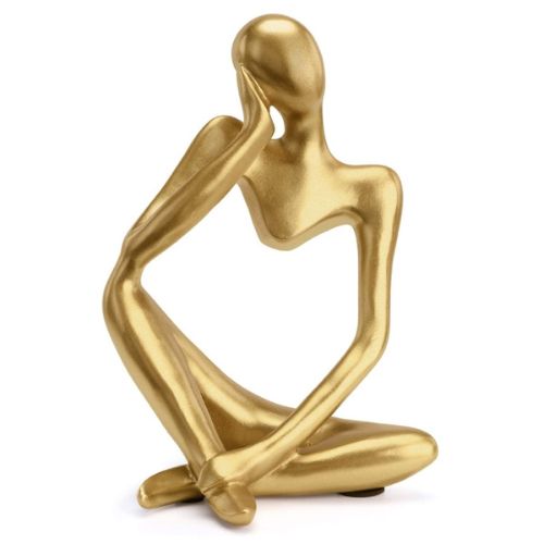 Nordic Art Abstract Thinker Statue